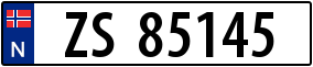 Truck License Plate